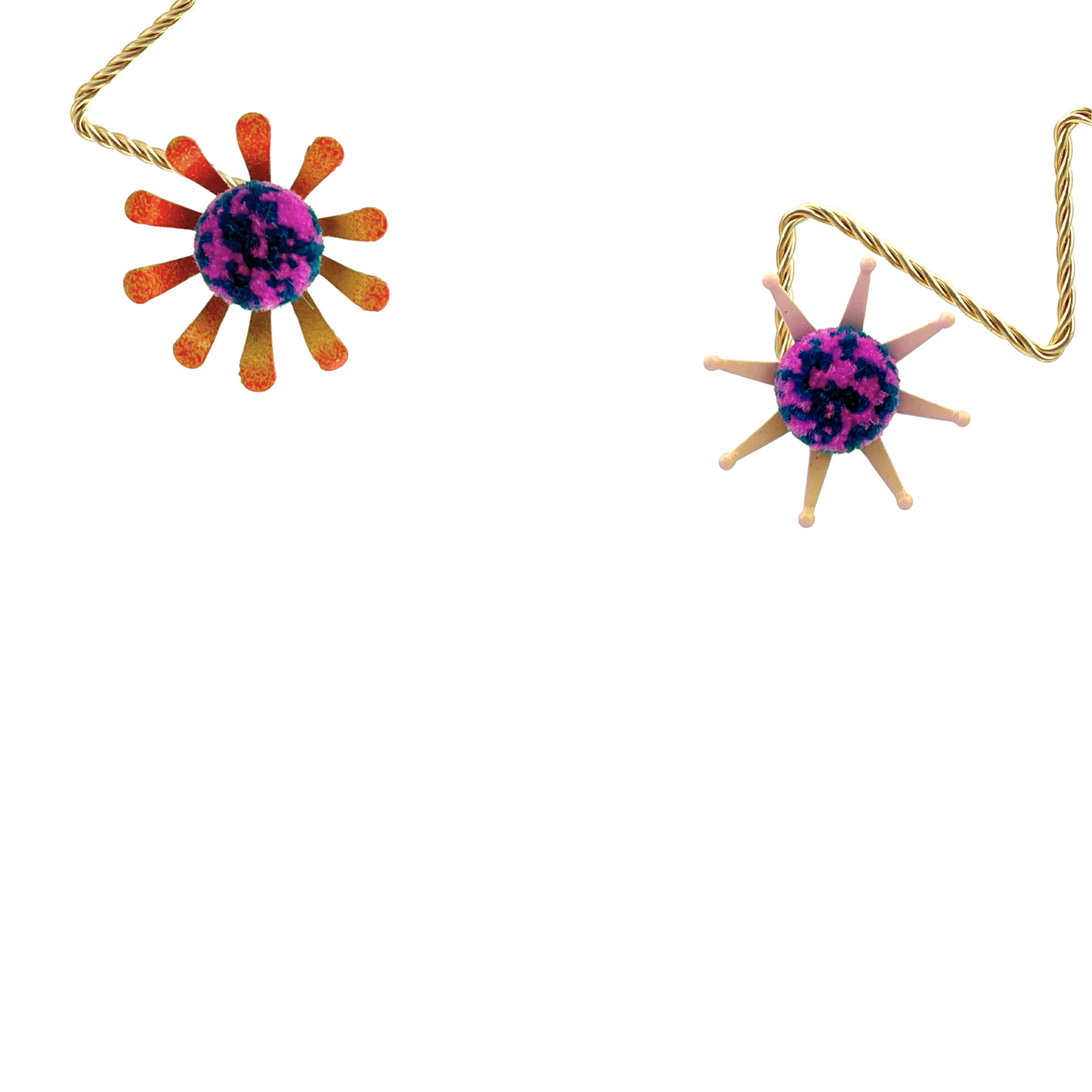 bloom'd studs in plum