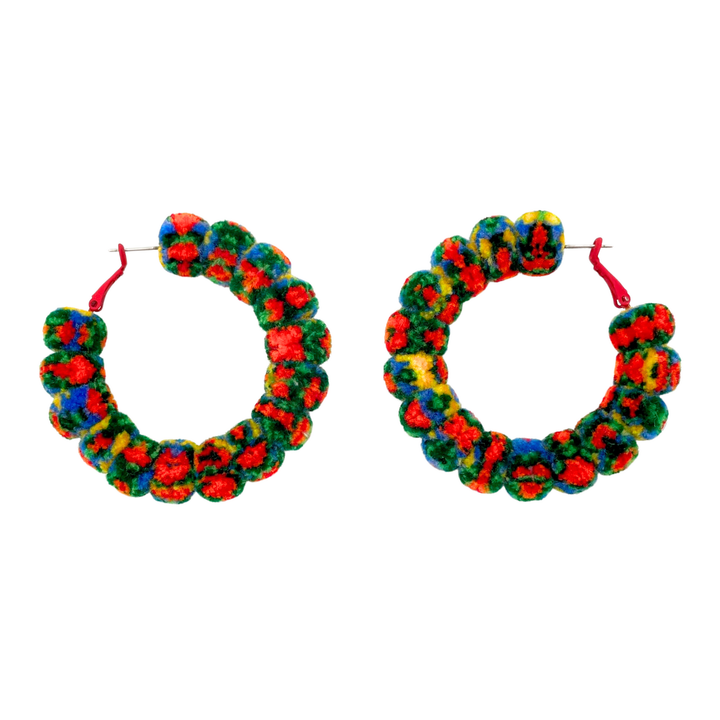 pom'd full painted hoops in majolica