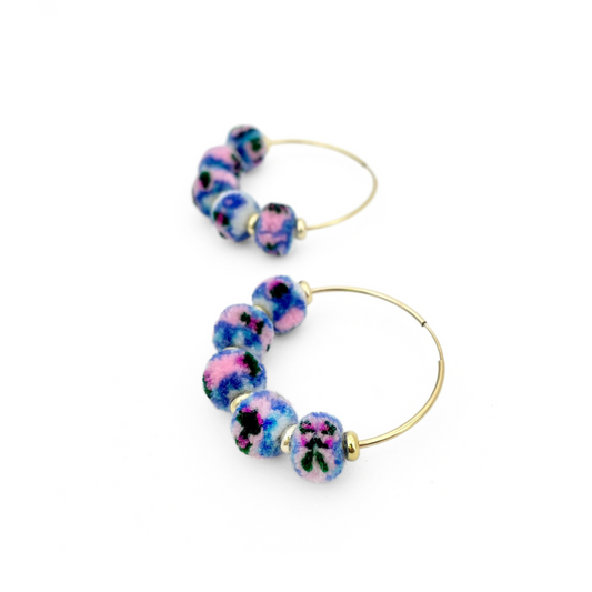 pom'd gold hoops in sèvres