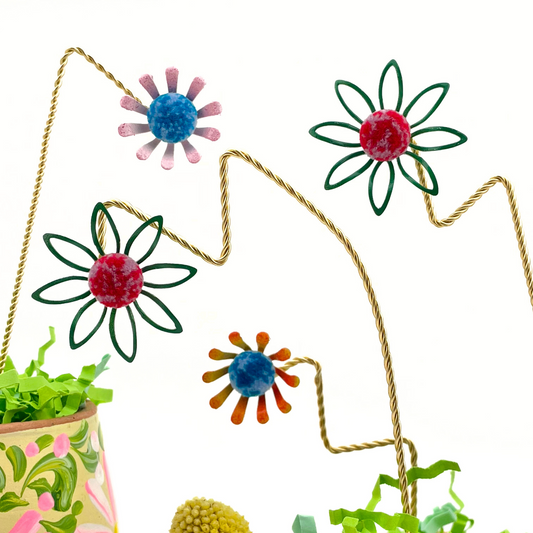 bloom'd studs in sky blue