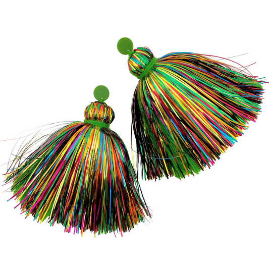 statement tassel earrings