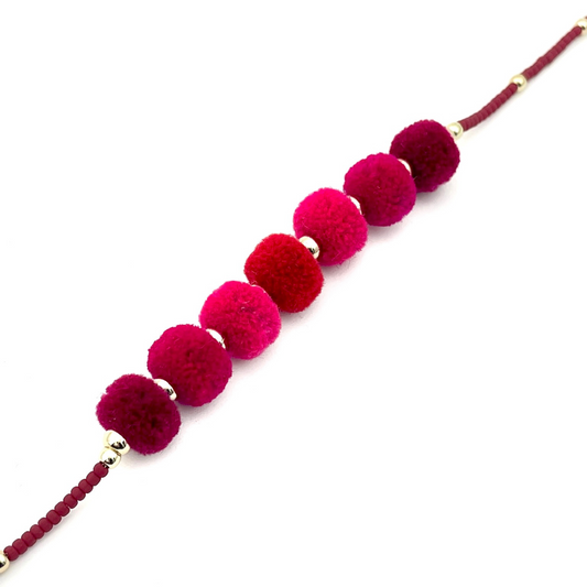 pom'd necklace in red currant