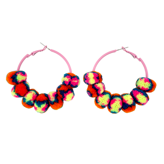 pom'd painted hoops in Bowie