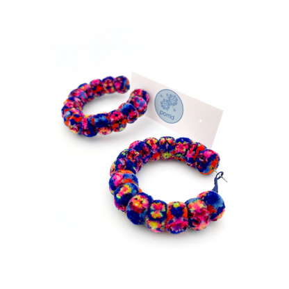 pom'd full painted hoops in melody