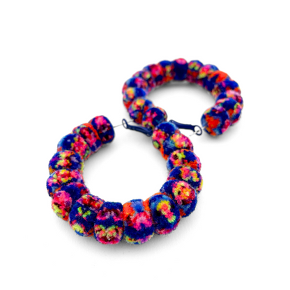 pom'd full painted hoops in melody