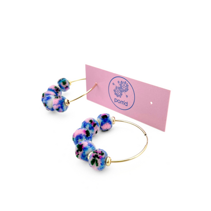 pom'd gold hoops in sèvres