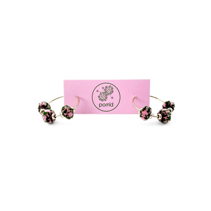pom'd gold hoops in primrose