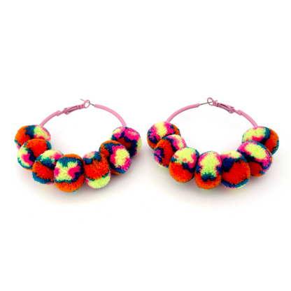 pom'd painted hoops in Bowie