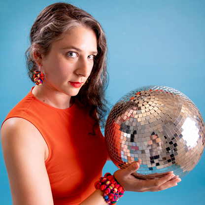 pom'd painted hoops in Bowie