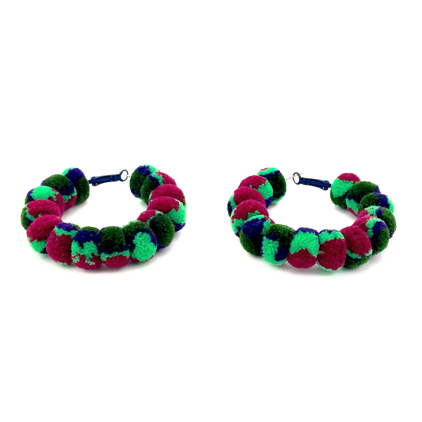 pom'd full painted hoops in hunter