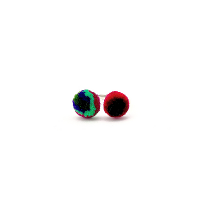 pom'd ring in hunter + red