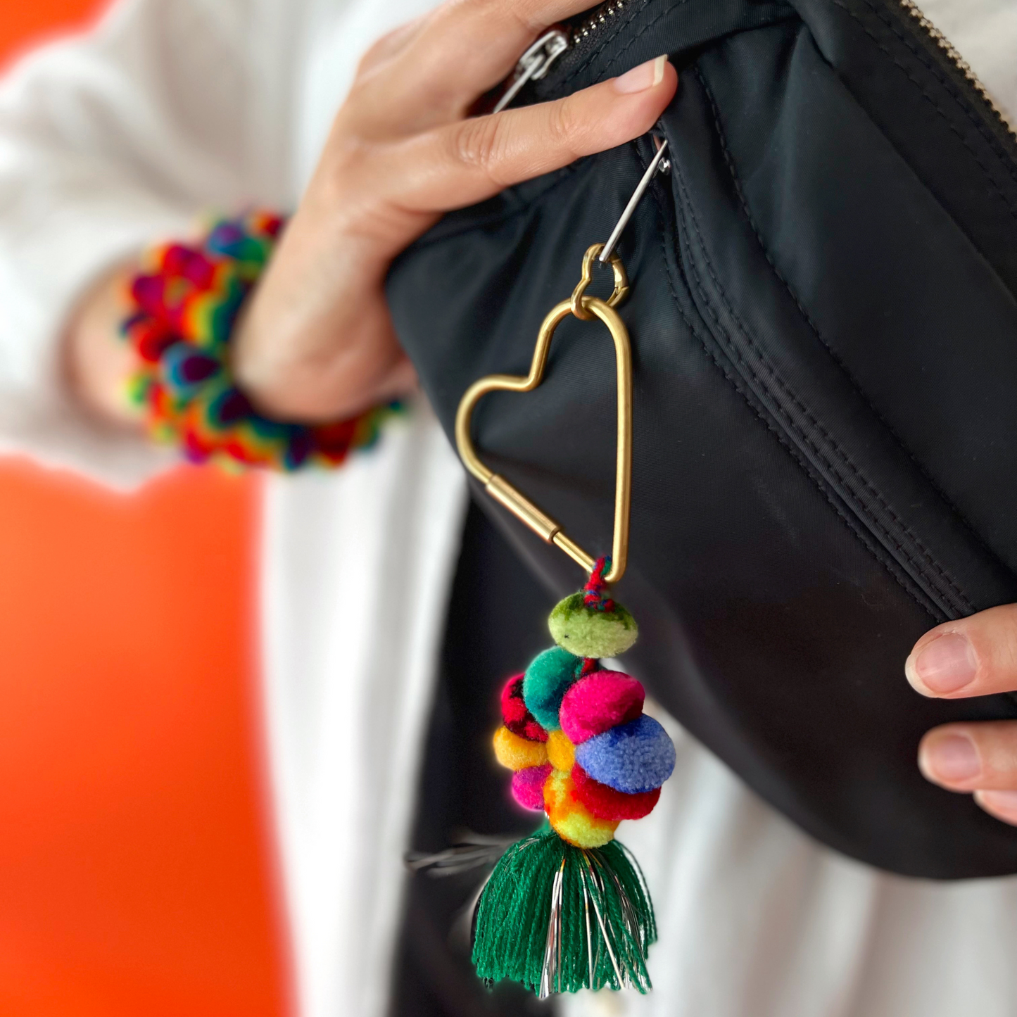 pom'd key chains