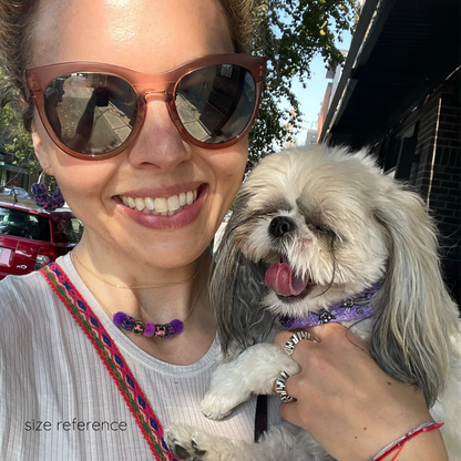 pom'd necklace in chiclets