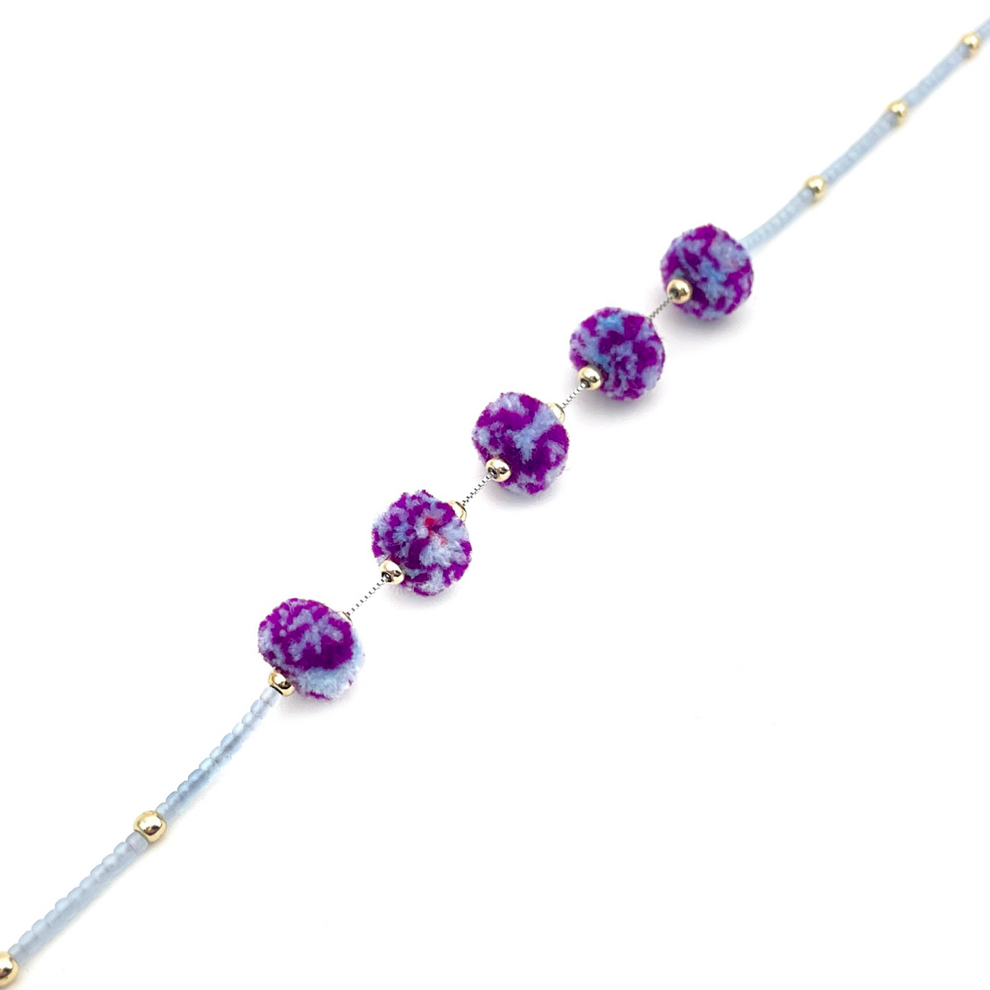 pom'd necklace in hyacinth